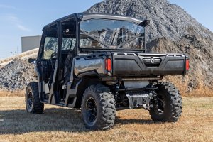 Can-Am Defender HD10 X mr with Doors Rear Cab Panel - Rough Country - Scratch Resistant - 2023+ Can-Am Defender HD10 X mr with Doors Rear Cab Panel - Rough Country - Scratch Resistant - 2023+